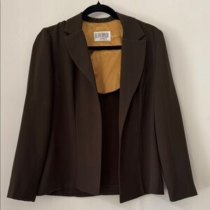 Julian Taylor Dark Brown Women's Blazer